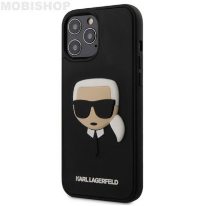 coque-Karl-noir-3D-iphone-12-pro-max-saint-etienne